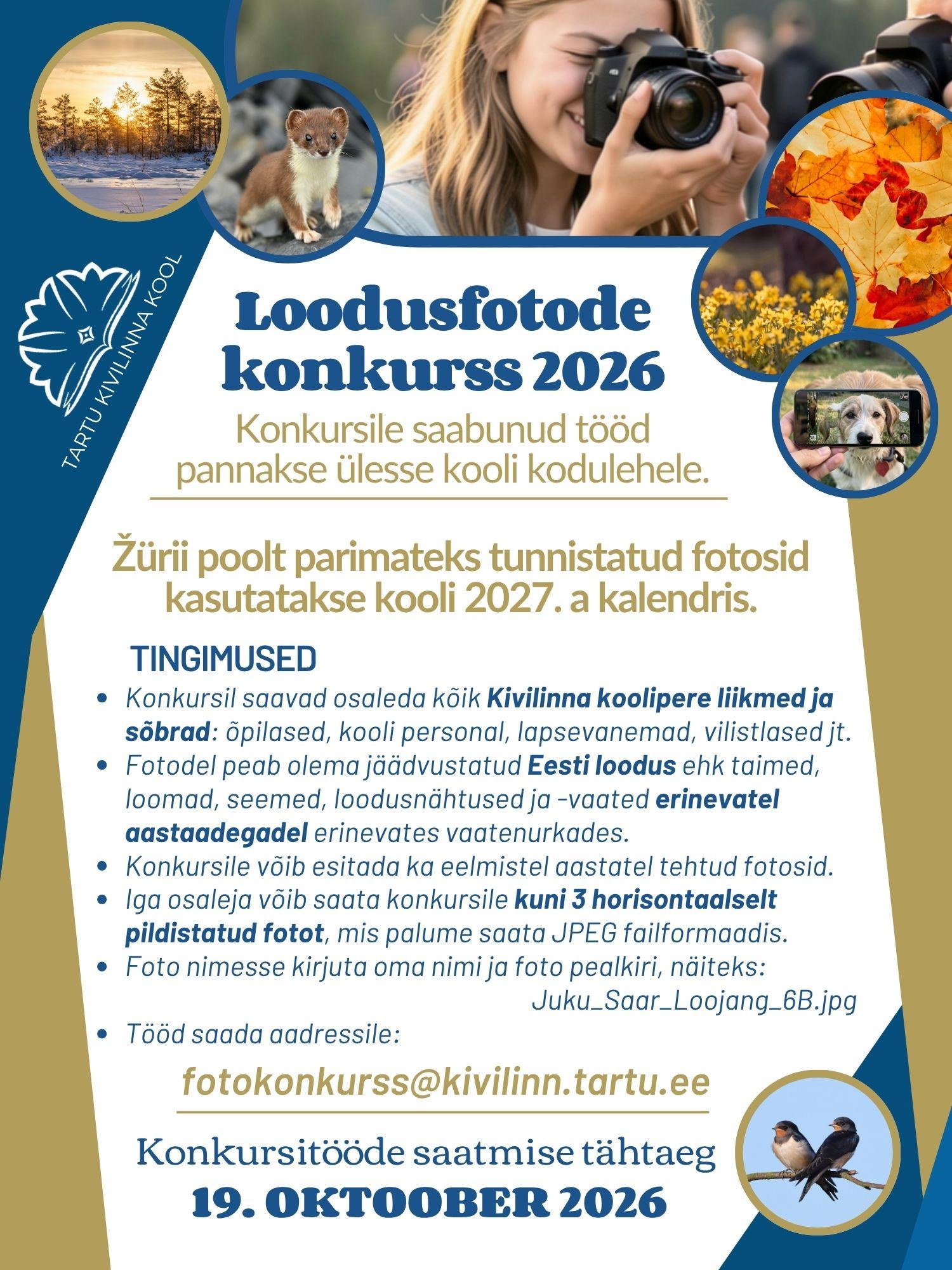 loodusfotode konkurss 2026