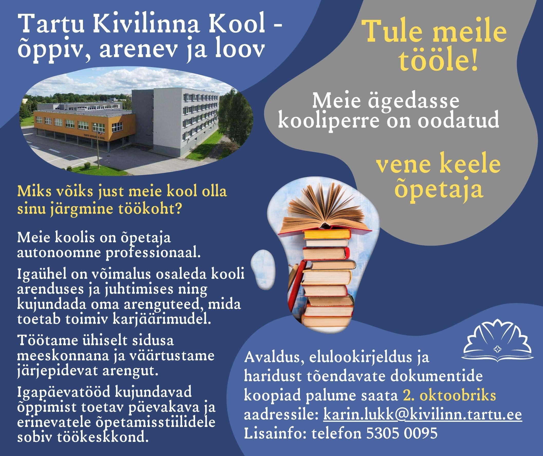 kuulutus õpetaja