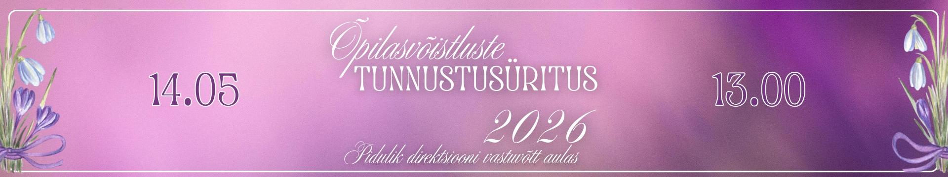 tunnustusüritus 2026