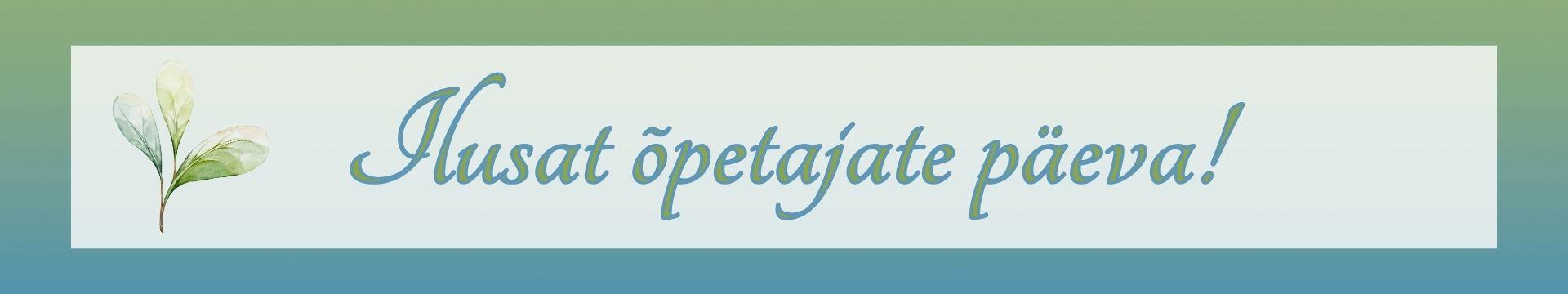 õpetajate päev