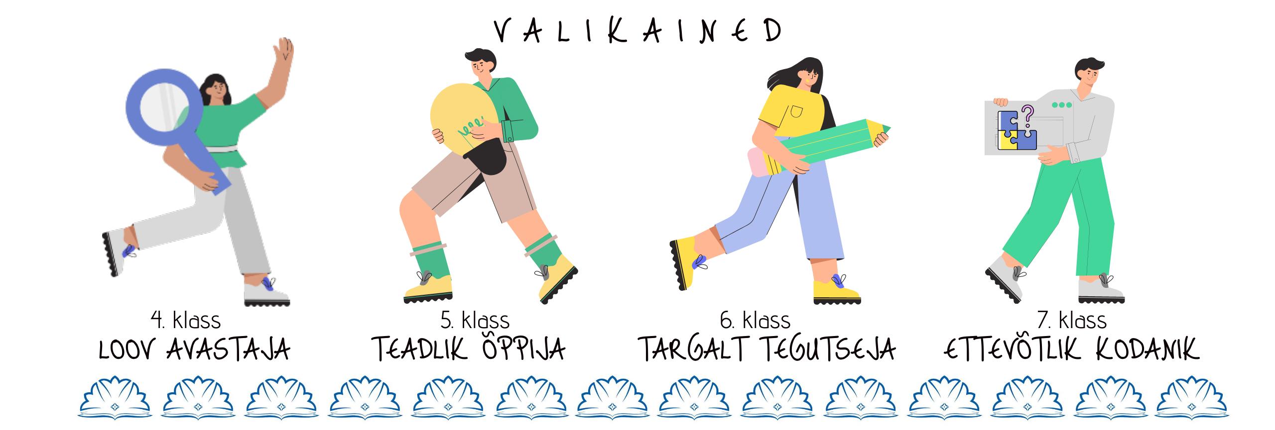 valikained